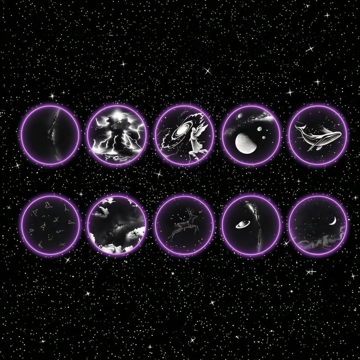 Lot C · les 10 disques Galaxie variée de CELSIAR